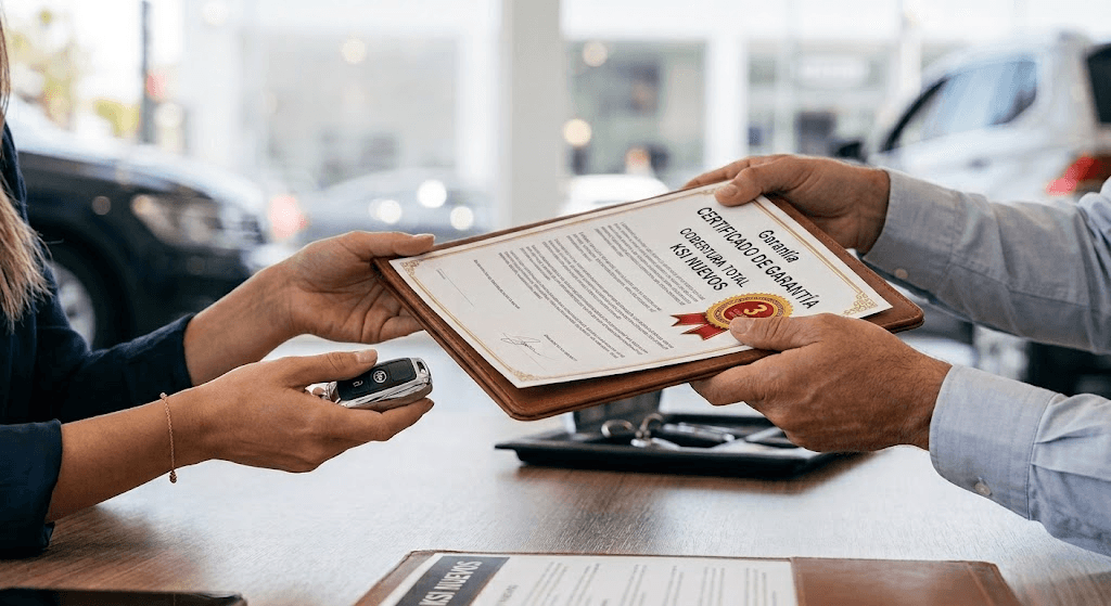 Entrega de certificado de garantía K-si Nuevos